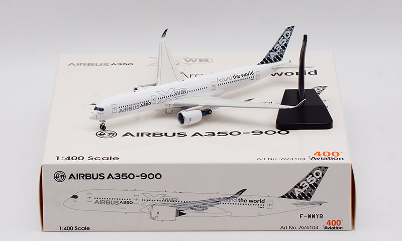 1:400 Aviation400 Airbus House Color A350-900 F-WWYB Free Tractor+Stand