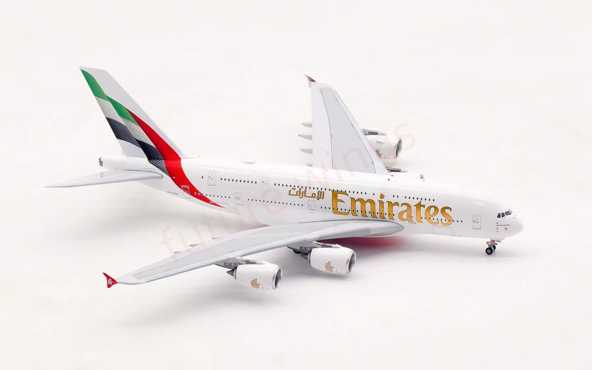 1:400 Aviation400 Emirates A380 A6-EOH Aircraft Model Free Tractor+Stand