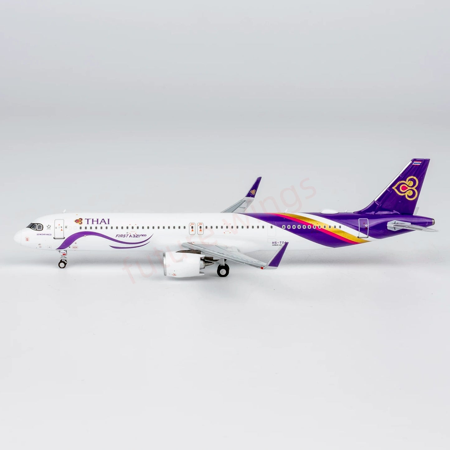 1:400 NG Models NG13148 Thai Airways A321neo HS-TOA Aircraft Model+Free Tractor