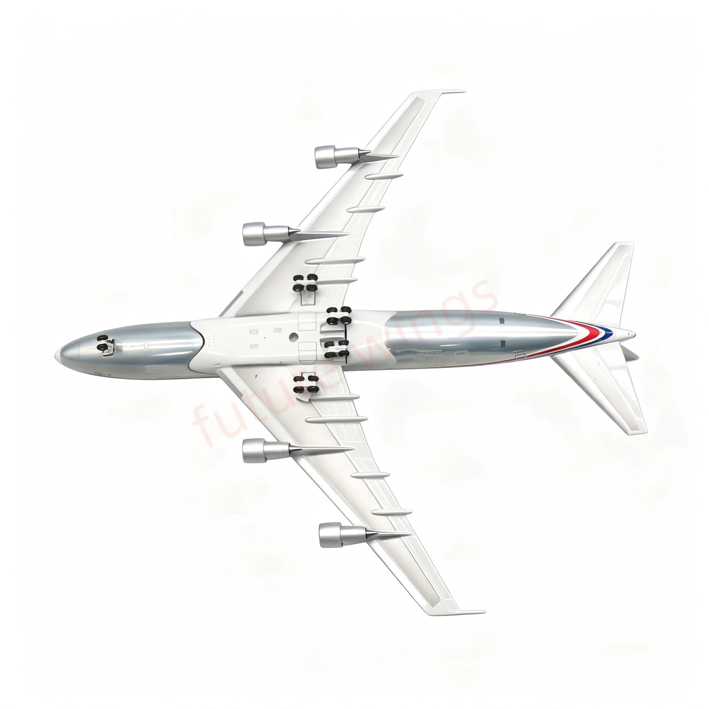 1:400 Apollo China Airlines B747-200B B-1886 Aircraft Model+Free Tractor