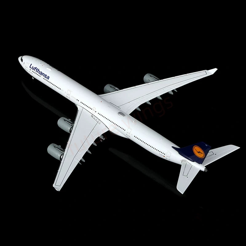 1:400 YY Wings Lufthansa Airlines A340-600 D-AIHZ D-AIHX Aircraft Model +Free Tractor