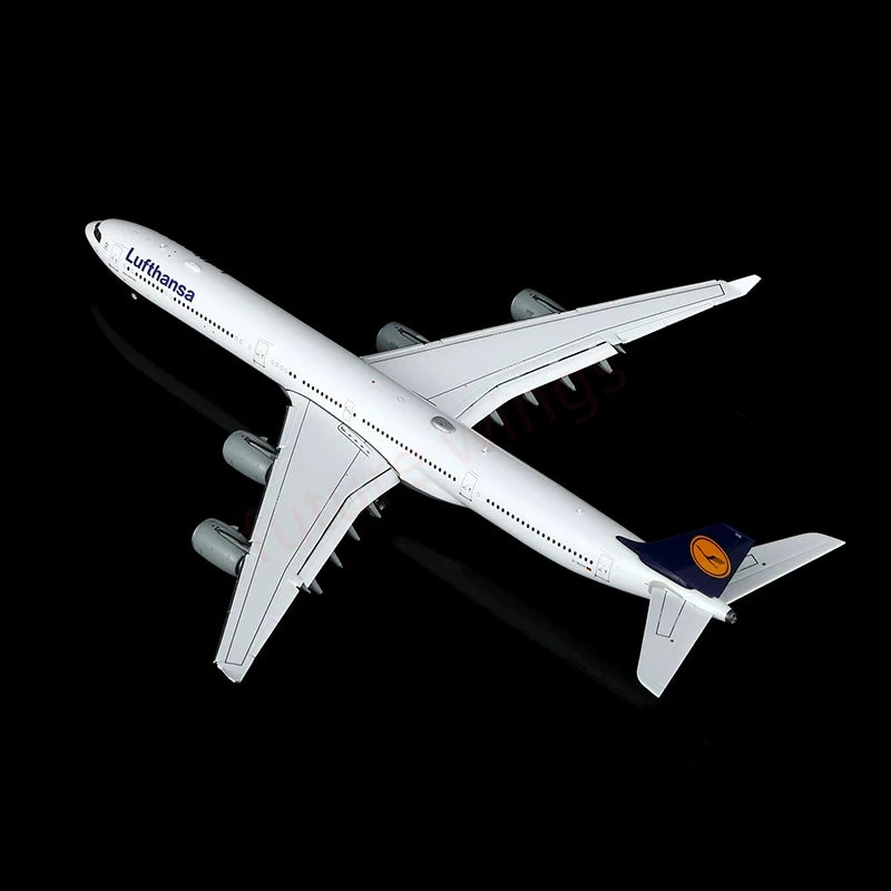 1:400 YY Wings Lufthansa Airlines A340-600 D-AIHZ D-AIHX Aircraft Model +Free Tractor