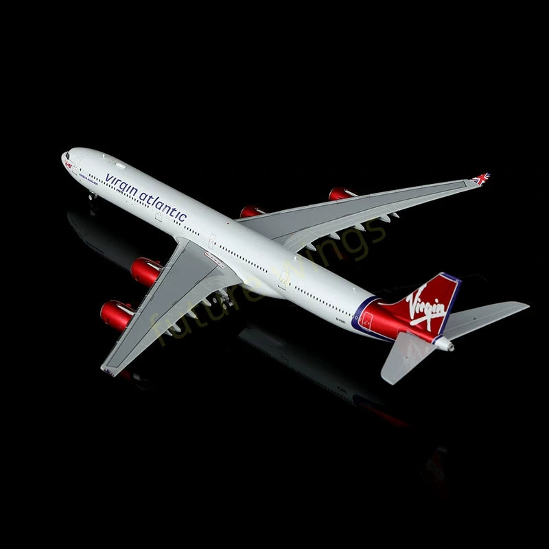 1:400 YY Wings Virgin Atlantic A340-600 G-VSHY G-VWIN Aircraft Model+Free Tractor