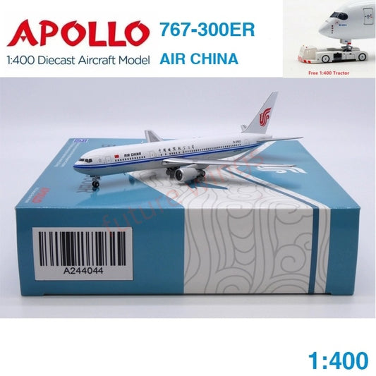 1:400 Apollo Air China B767-300ER B-2557/B-2559/B-2560 Aircraft Model+Free Tractor