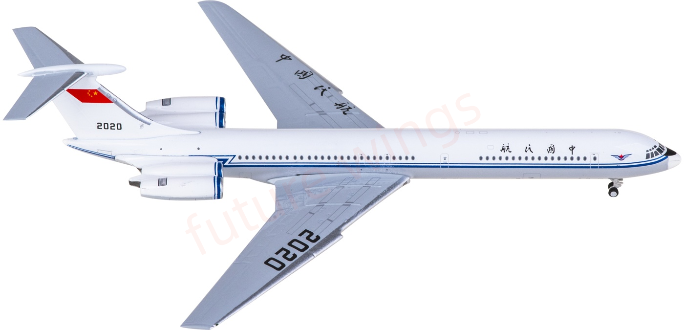 1:400 Phoenix PH12016 CAAC Ilyushin IL-62 2020 Aircraft Model+Free Tractor