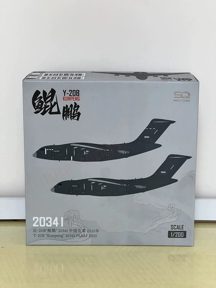 1:200 SQ Wings PLAAF Y-20B 20341 Transport Aircraft Model