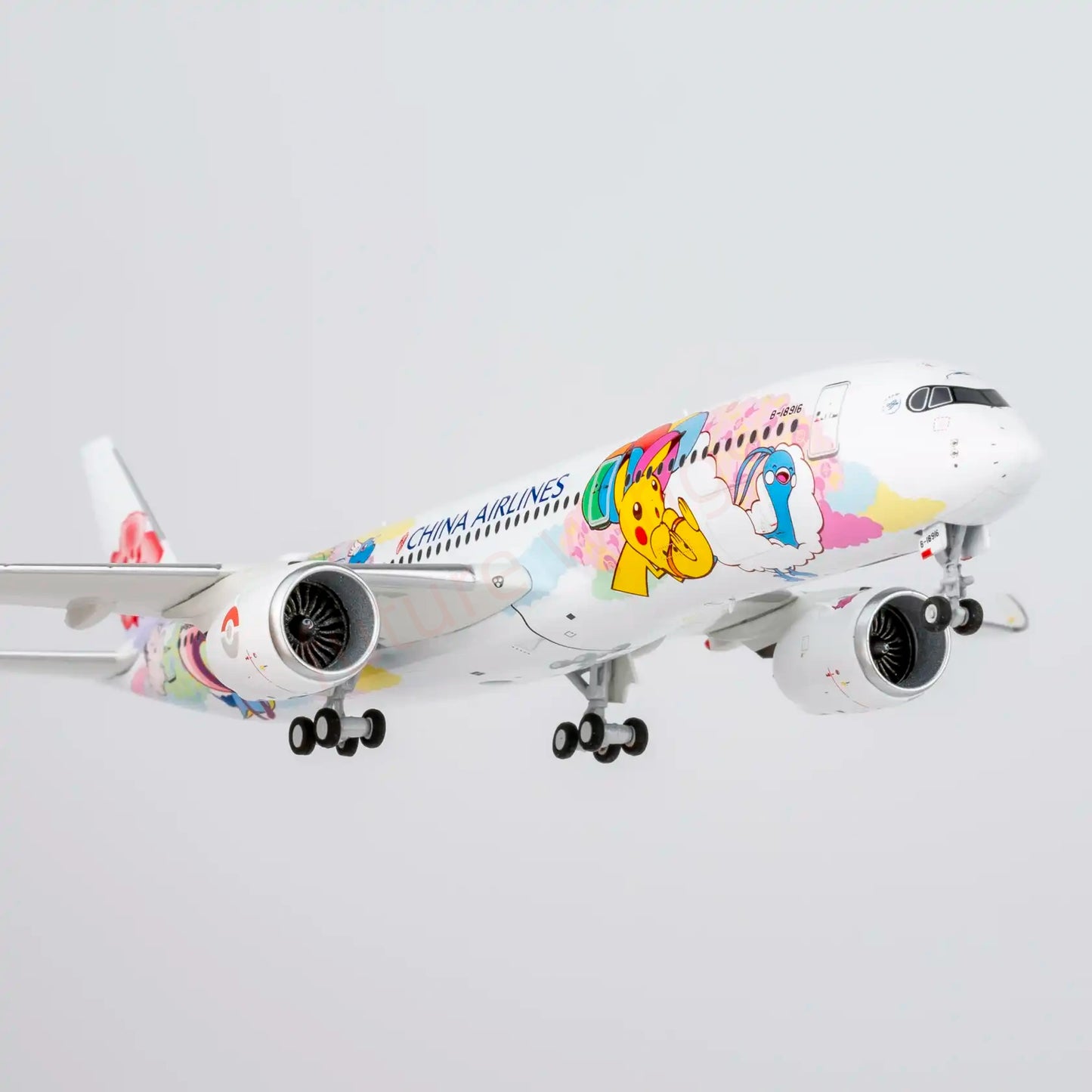 1:400 NG Models NG39134 China Airlines A350-900 B-18916 Aircraft Model+Free Tractor