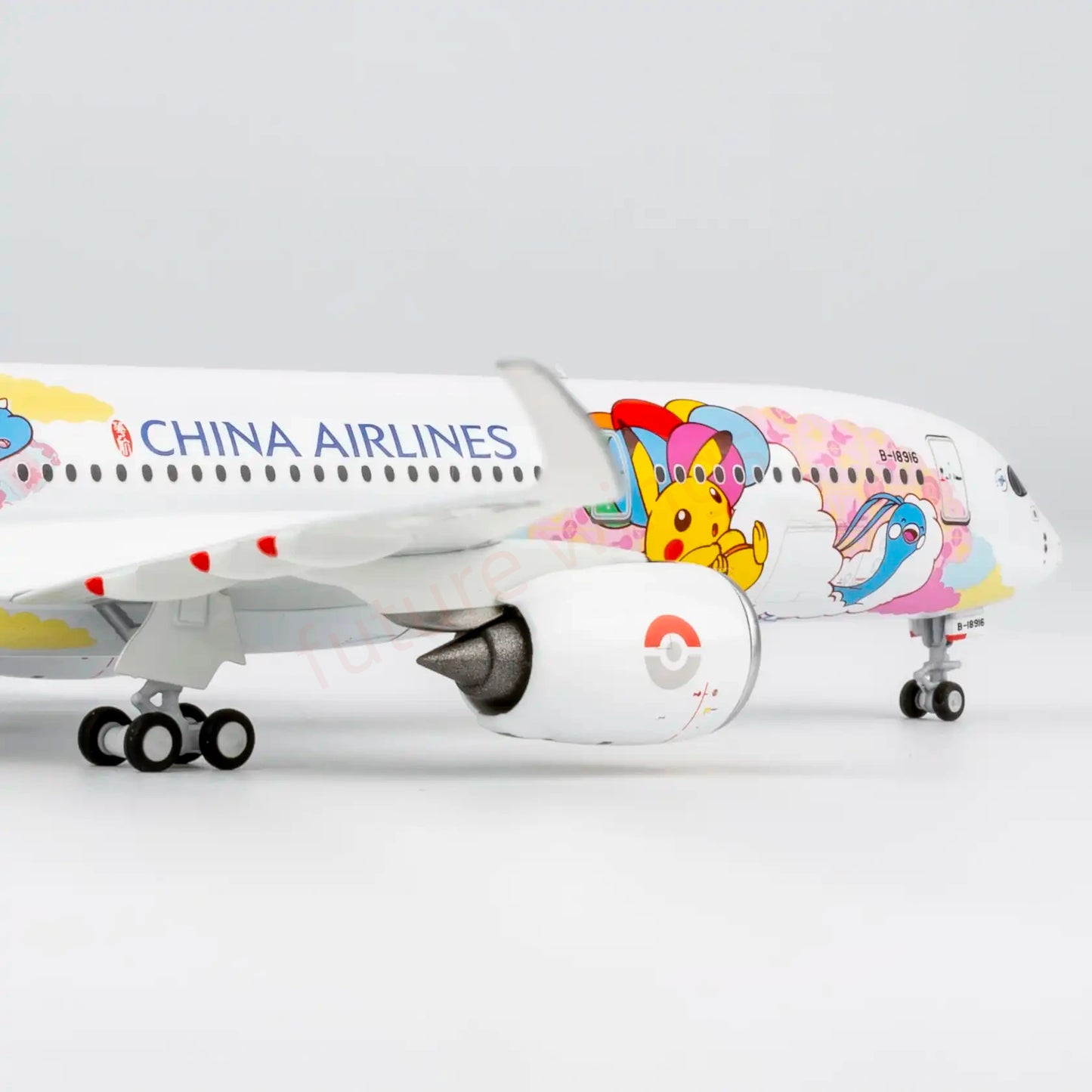 1:400 NG Models NG39134 China Airlines A350-900 B-18916 Aircraft Model+Free Tractor