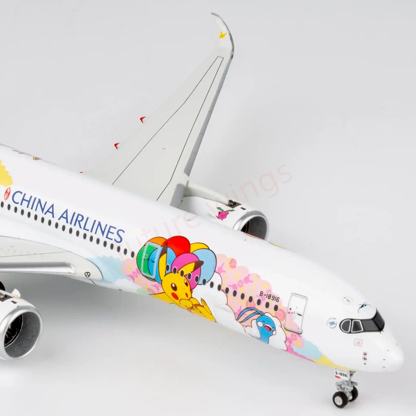 1:400 NG Models NG39134 China Airlines A350-900 B-18916 Aircraft Model+Free Tractor